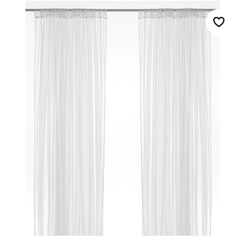 2x Ikea lill lace curtains NWT